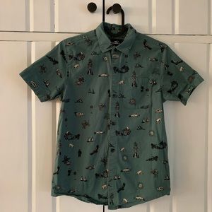 O’Neil short sleeve button up shirt